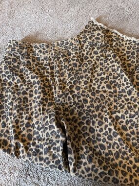 Leopard Print High-Waist Women’s Jeans